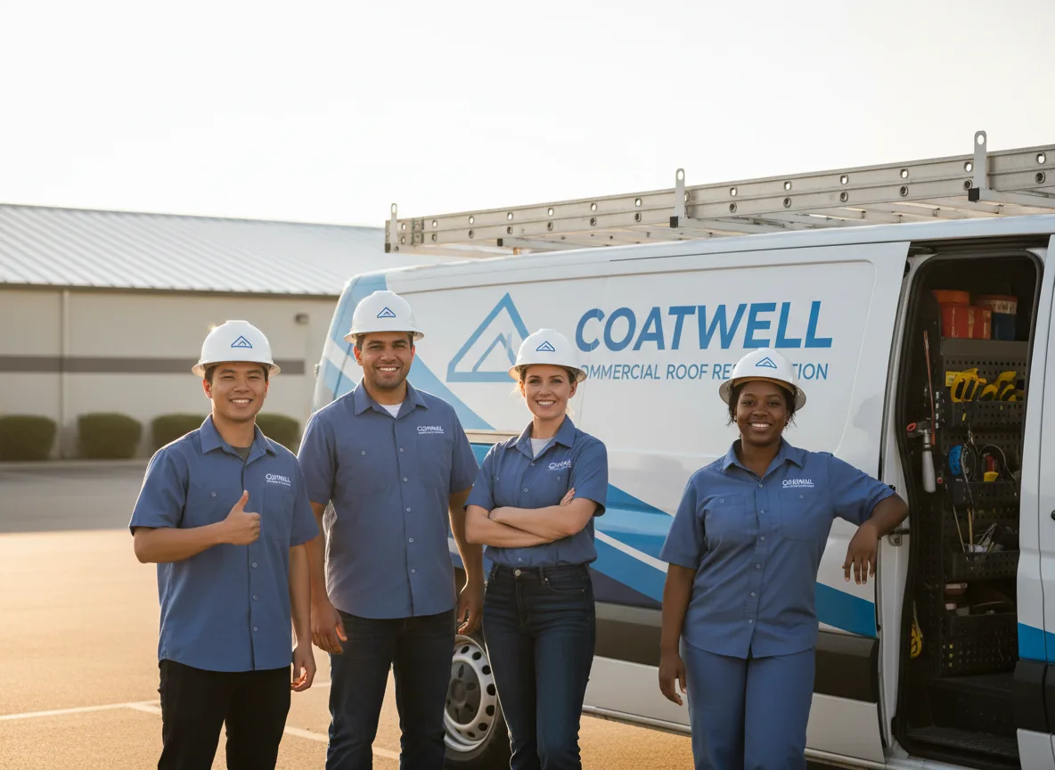 Commercial roof coating company in Winn, ME